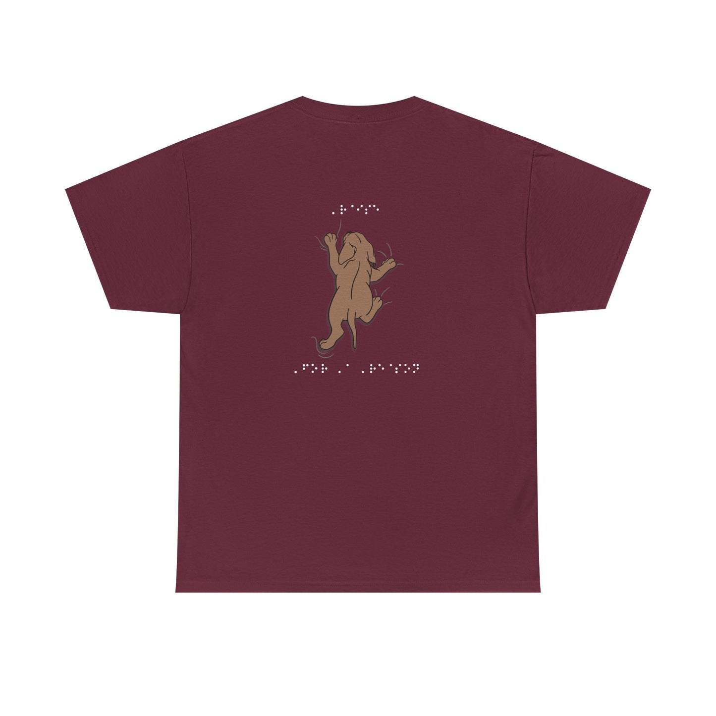 Chocolate Lab Puppy "Raise for a Reason" (Braille)