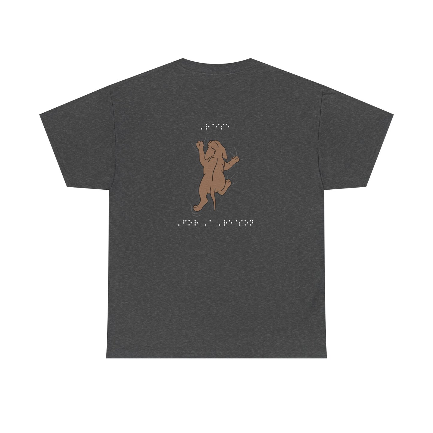 Chocolate Lab Puppy "Raise for a Reason" (Braille)