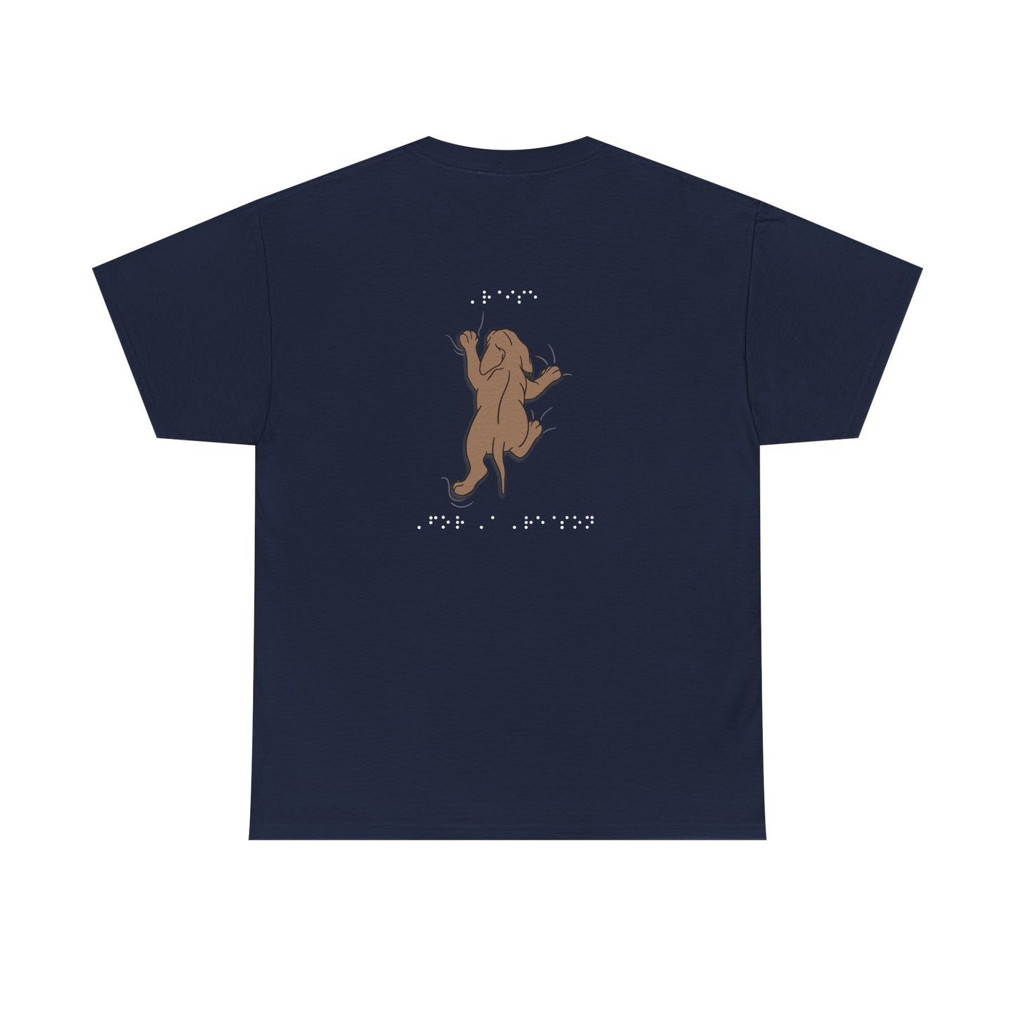 Chocolate Lab Puppy "Raise for a Reason" (Braille)