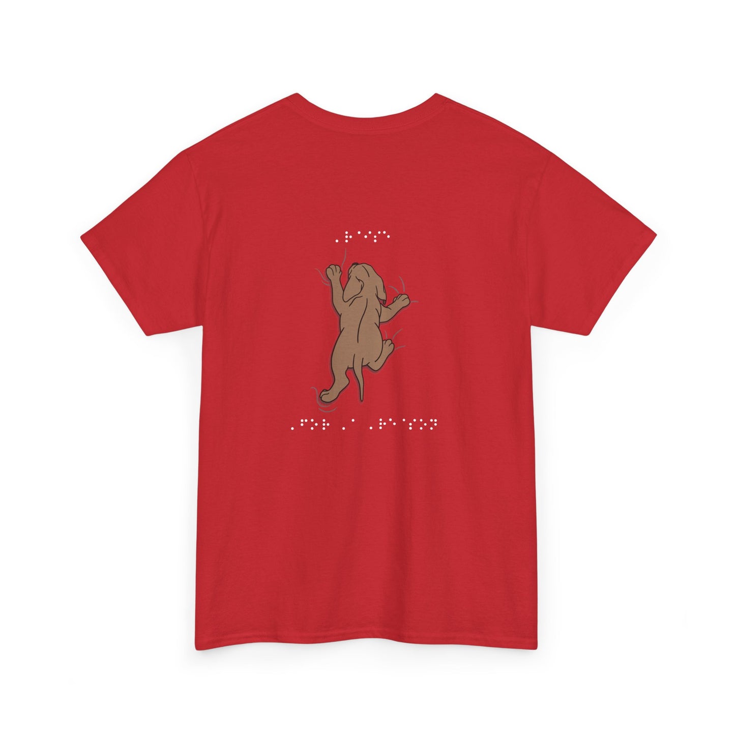 Chocolate Lab Puppy "Raise for a Reason" (Braille)