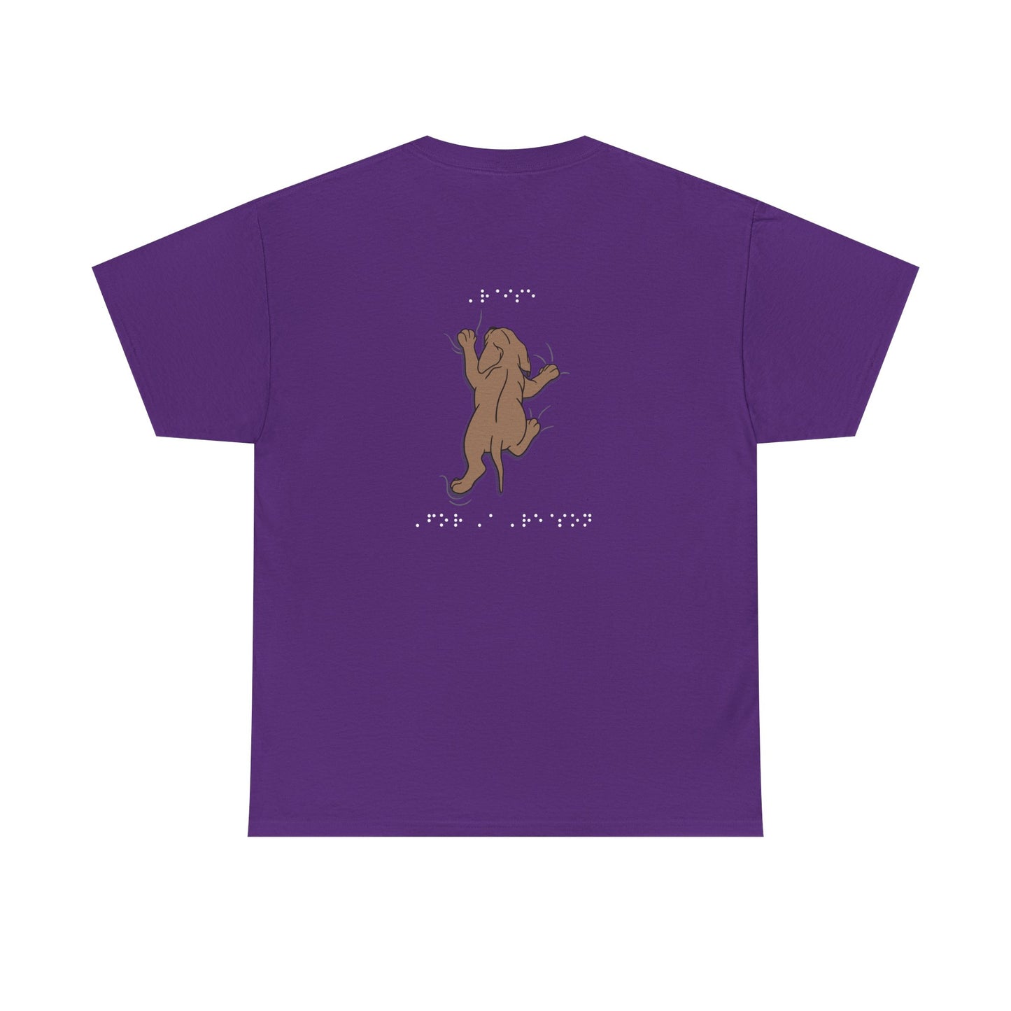 Chocolate Lab Puppy "Raise for a Reason" (Braille)