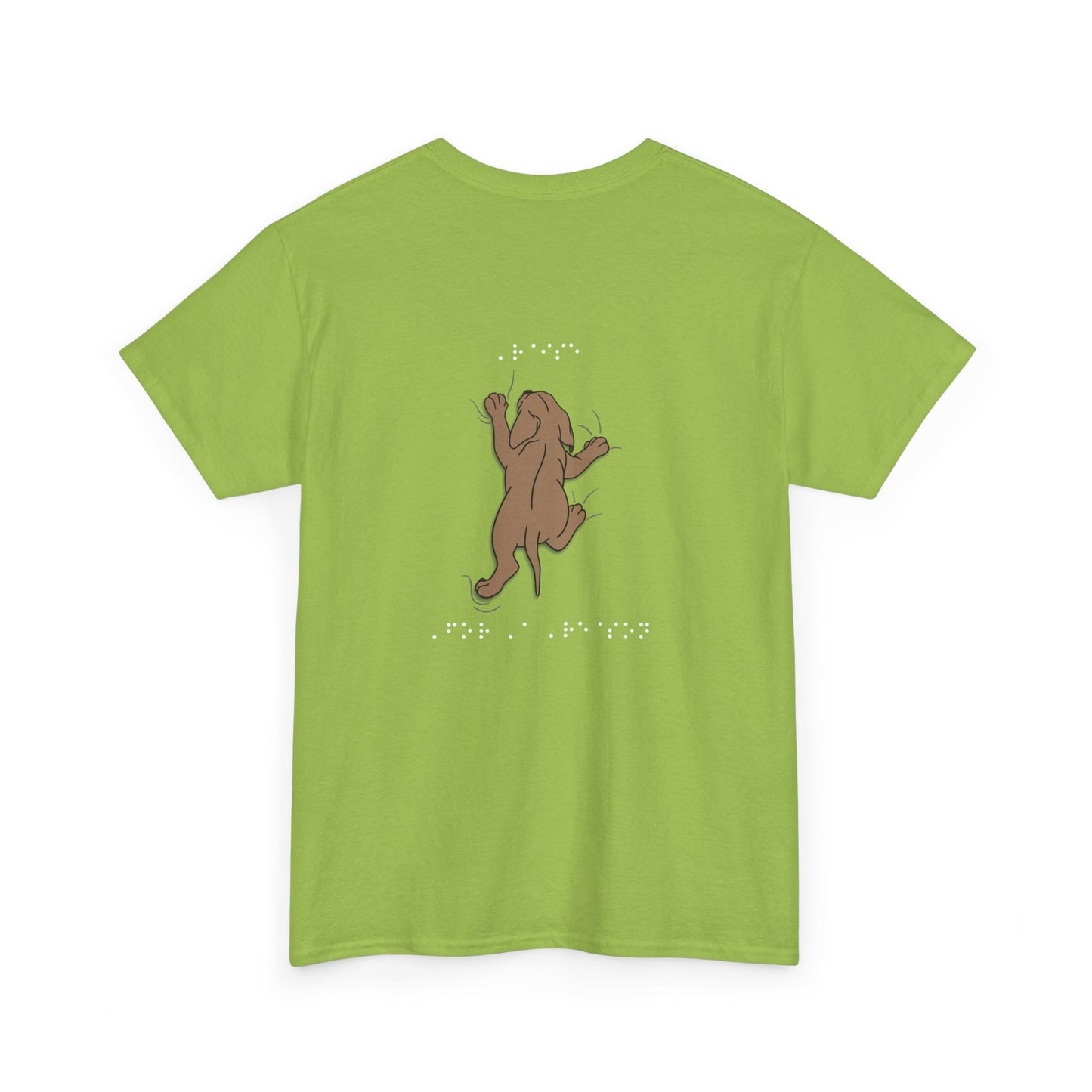 Chocolate Lab Puppy "Raise for a Reason" (Braille)