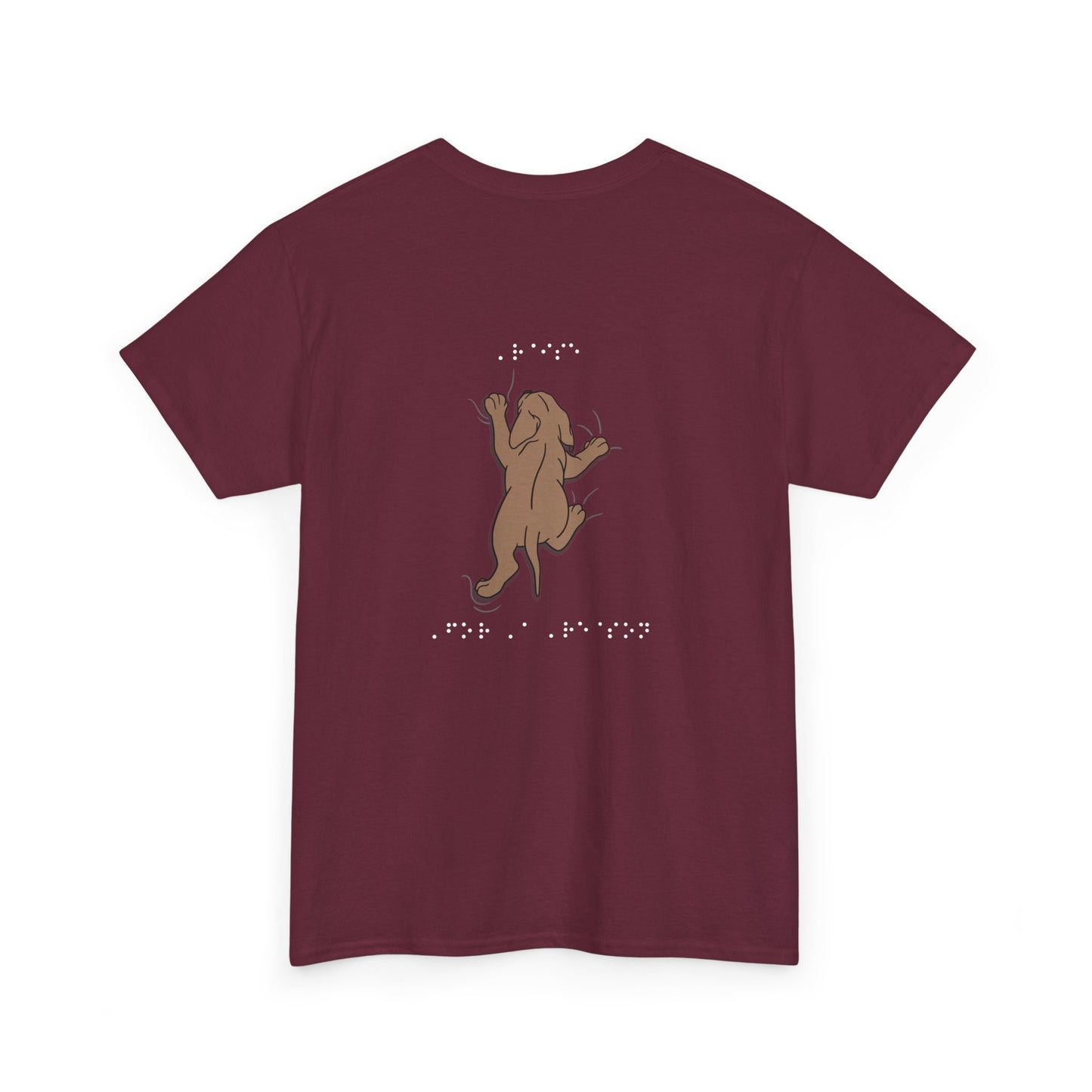 Chocolate Lab Puppy "Raise for a Reason" (Braille)