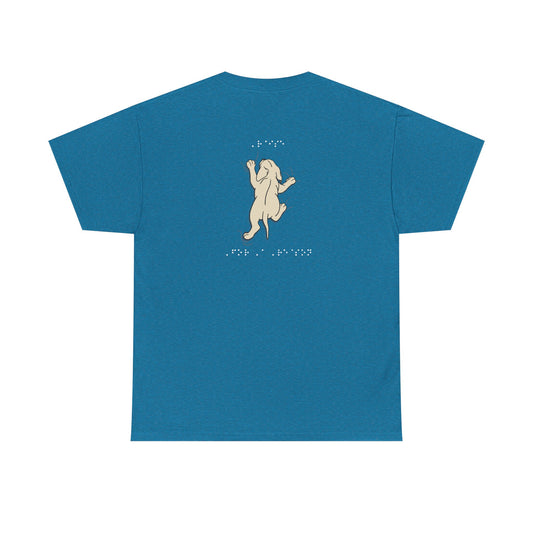 Yellow Lab Puppy "Raise for a Reason" (Braille)