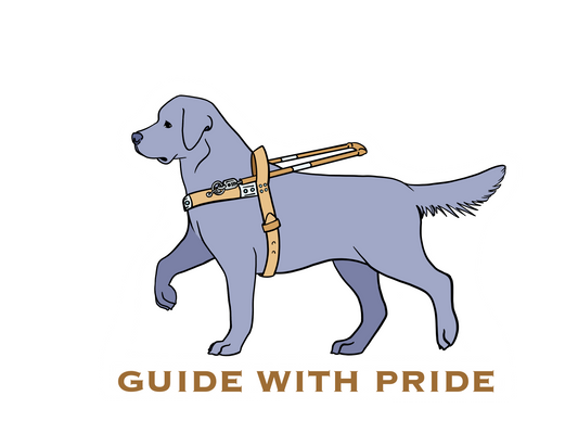 "Guide With Pride" Labrador Retriever Guide Dog Magnet