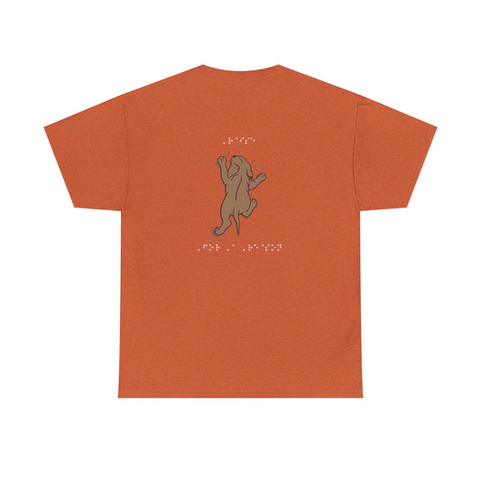 Chocolate Lab Puppy "Raise for a Reason" (Braille)
