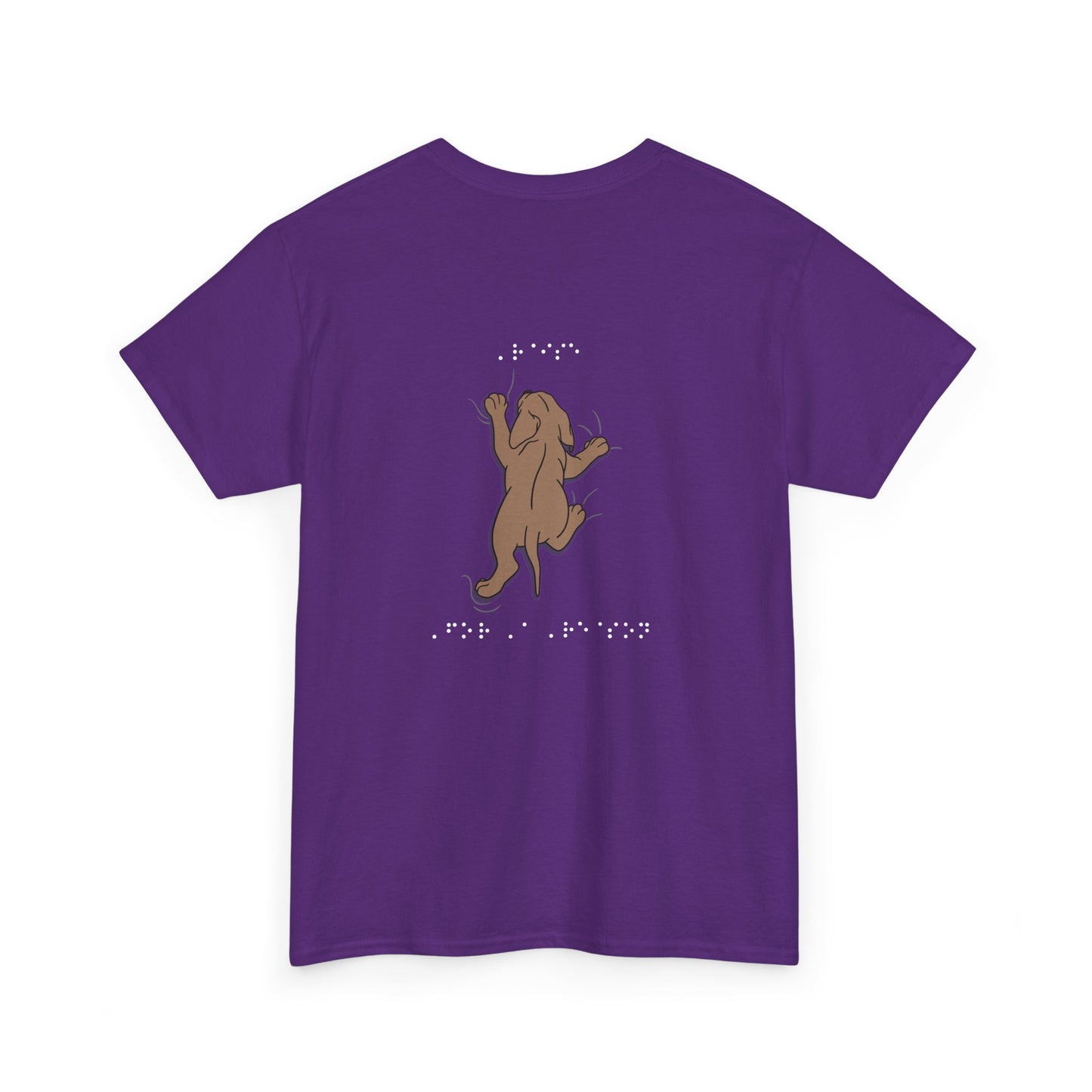 Chocolate Lab Puppy "Raise for a Reason" (Braille)